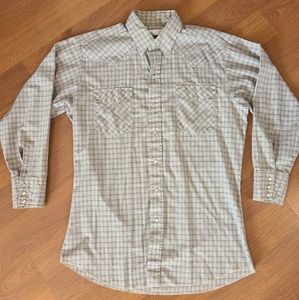 Vintage Ranch and Town pearl snap